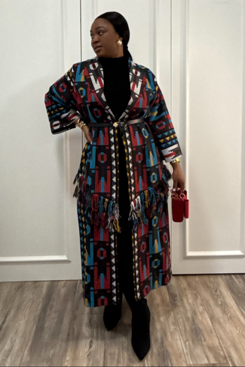 Ugo Akwete Tassle Jacket