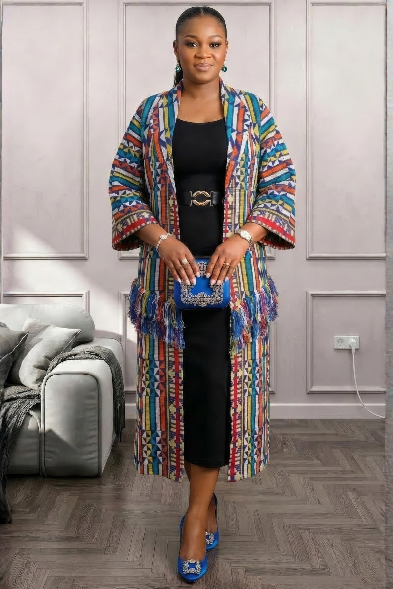 Ugo Akwete Tassle Jacket