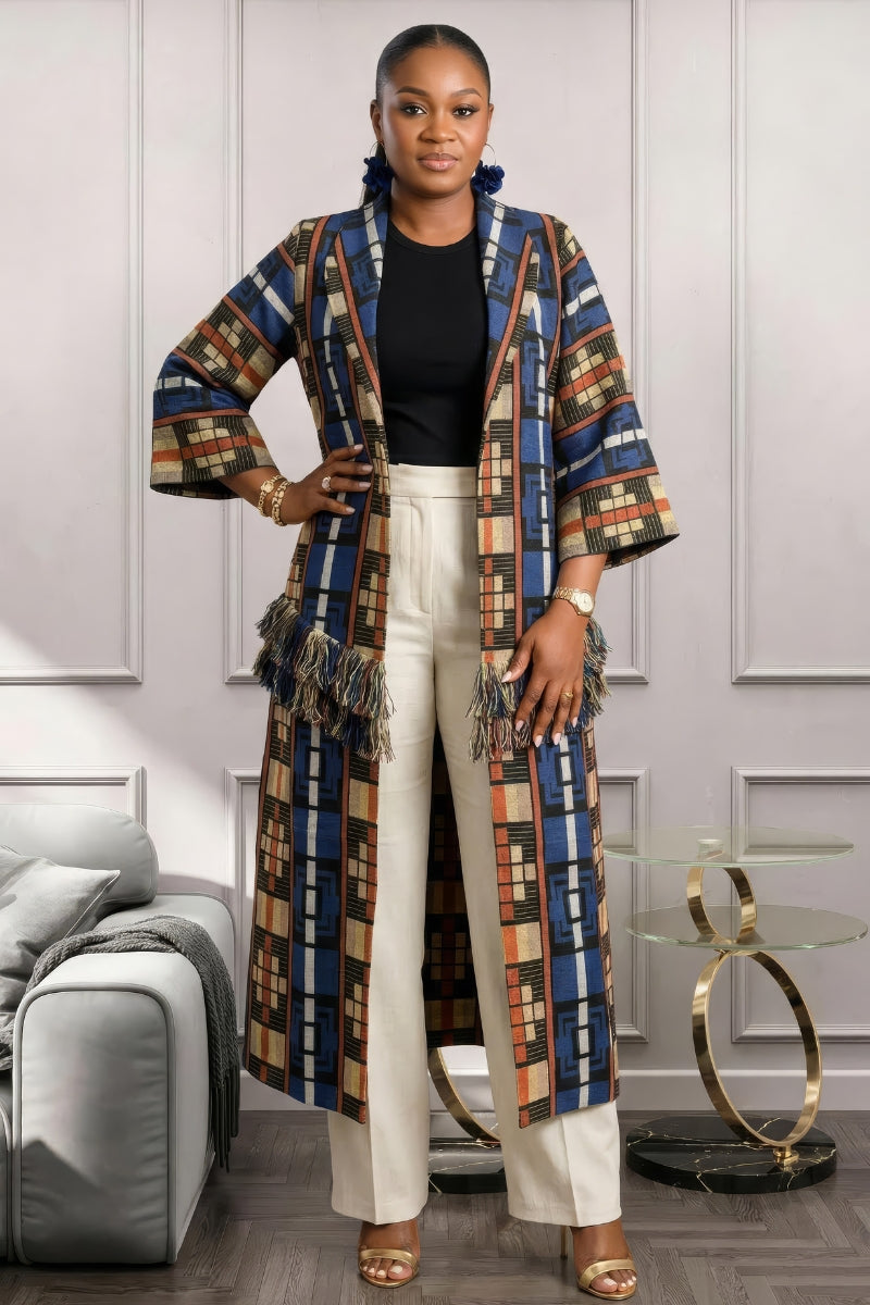 Ugo Akwete Tassle Jacket