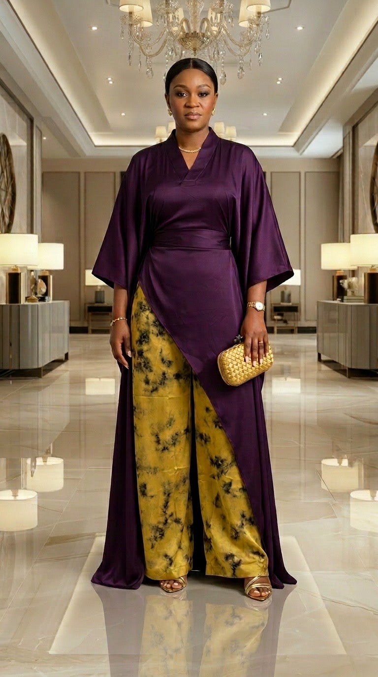 Silk Pant and Kaftan