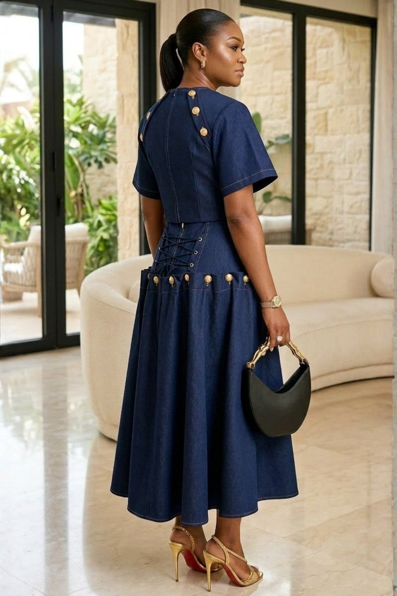 The Denim Luxe Set