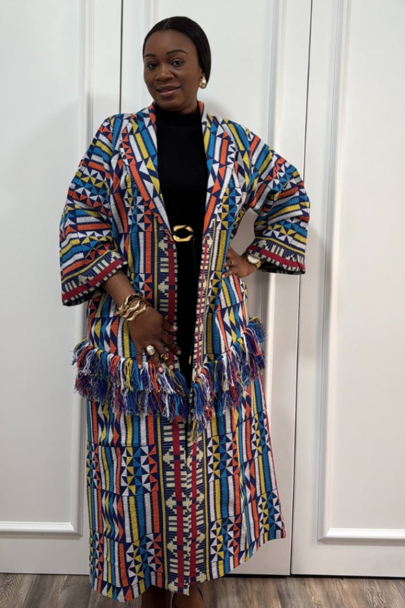 Ugo Akwete Tassle Jacket