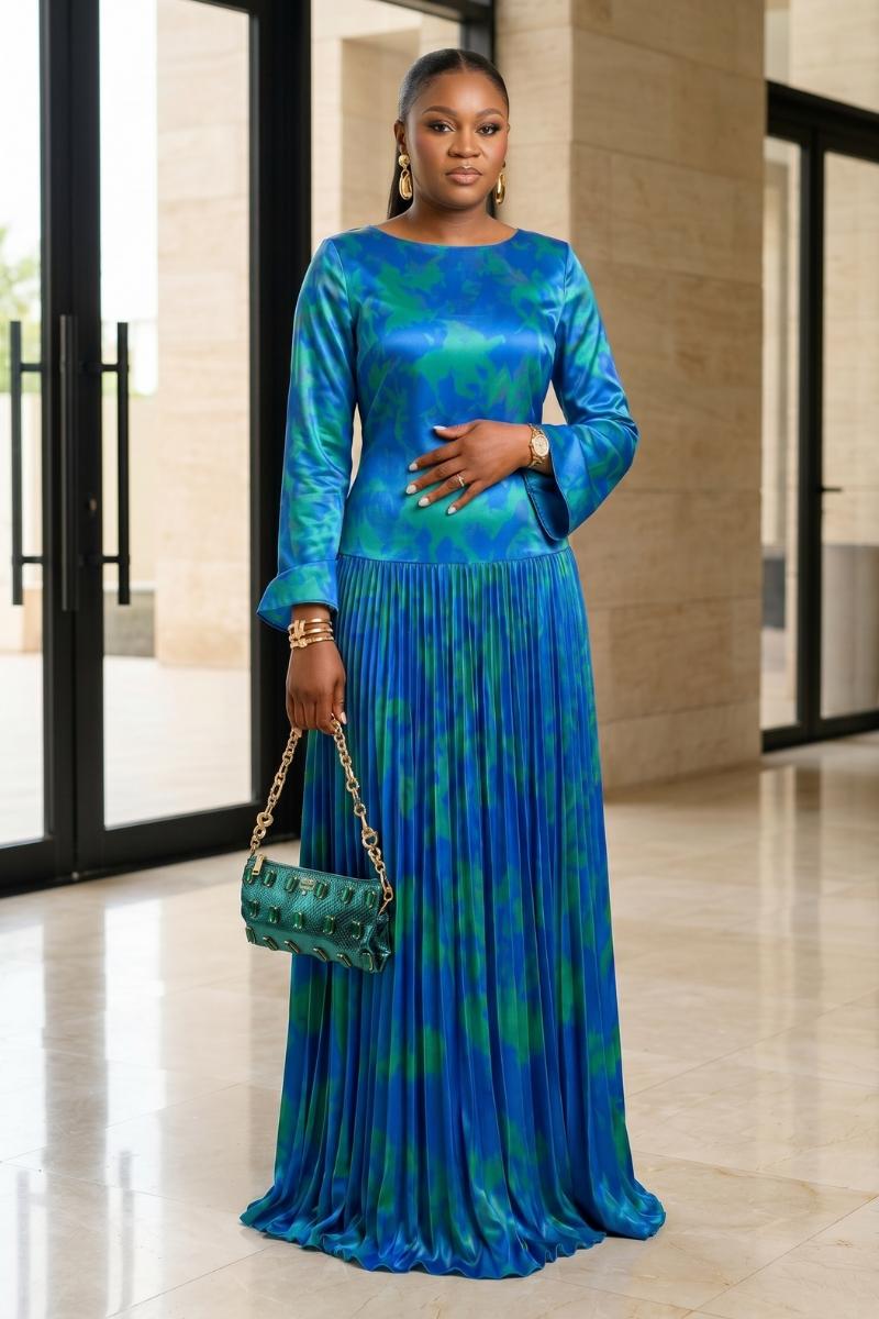 Sapphire Luxe Dress
