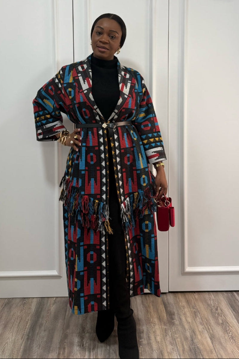 Ugo Akwete Tassle Jacket