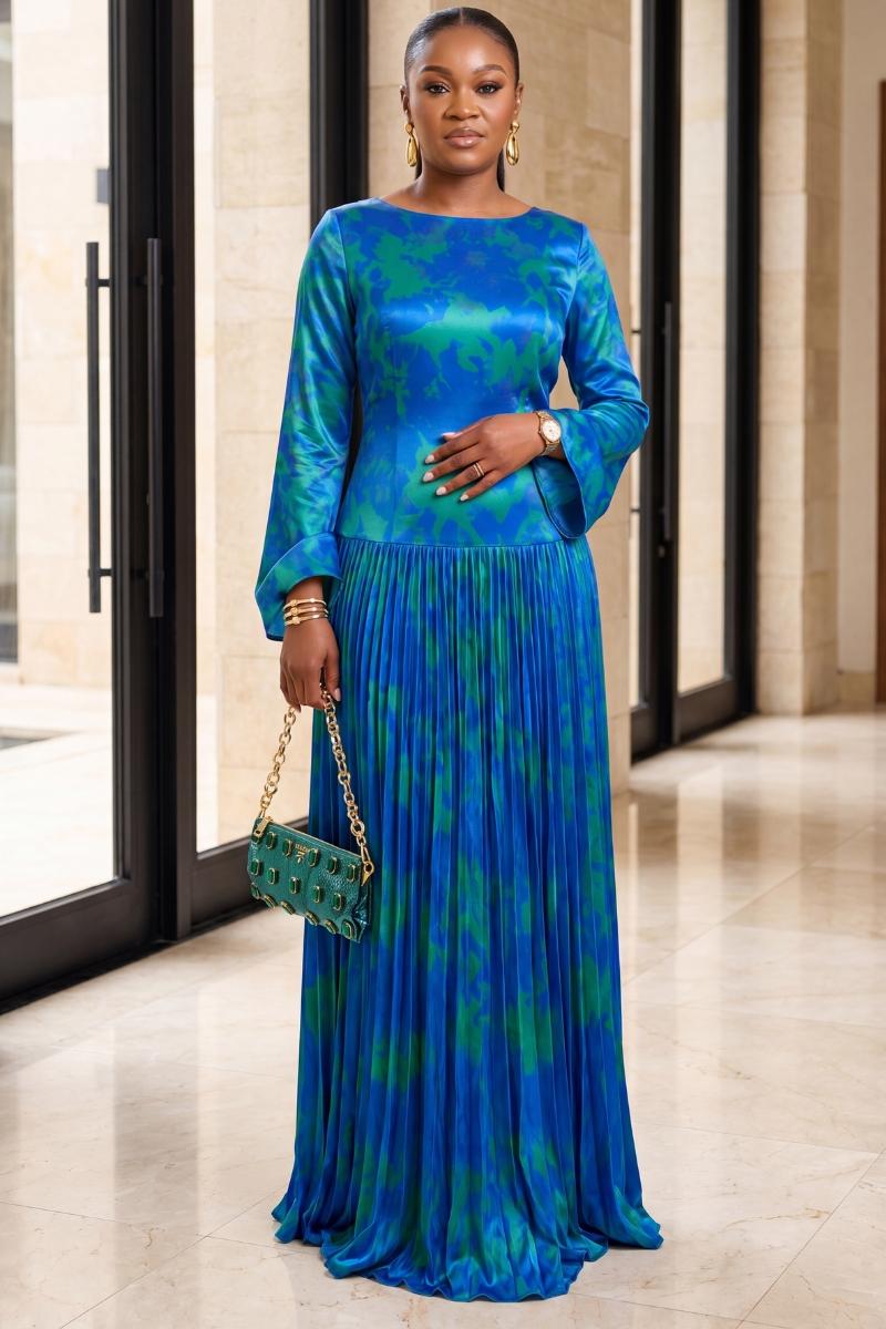 Sapphire Luxe Dress
