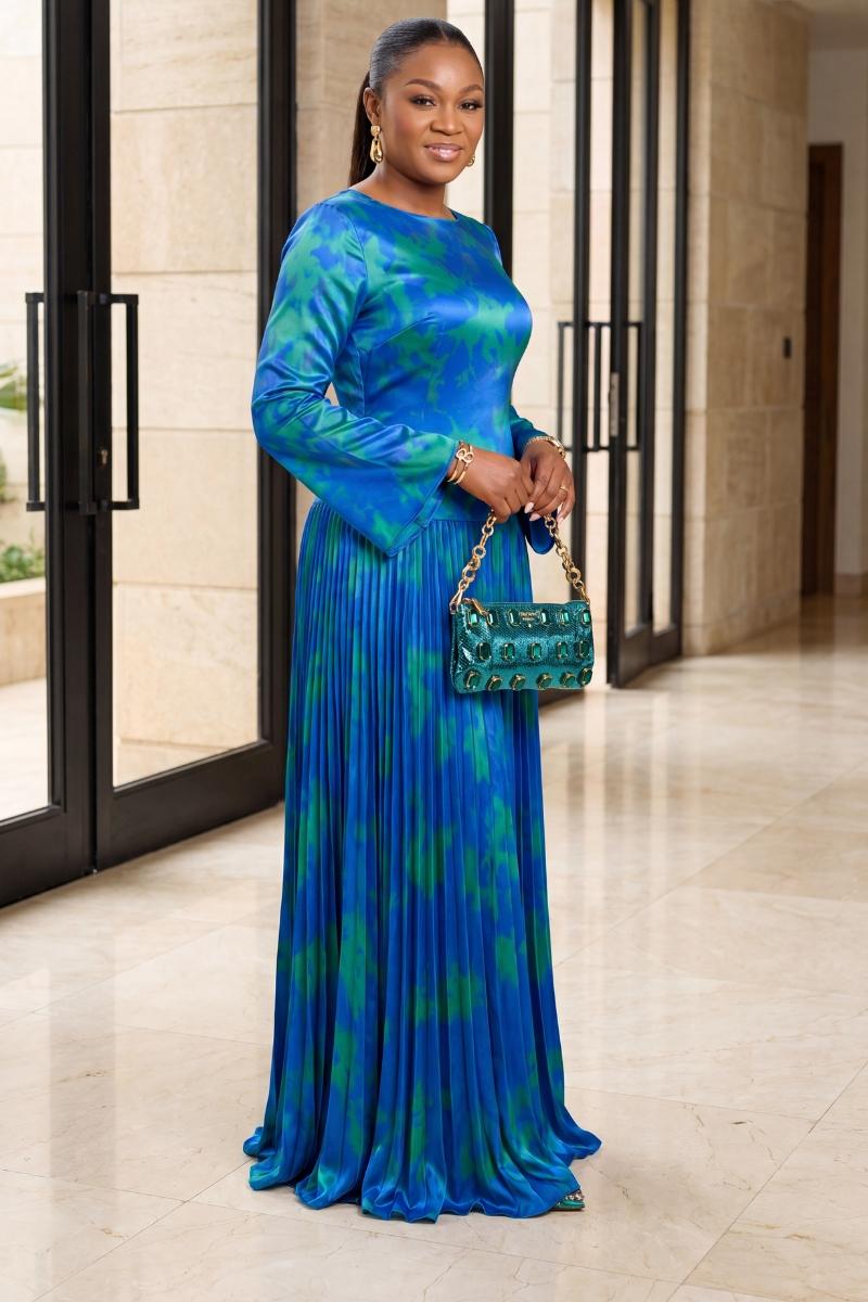 Sapphire Luxe Dress