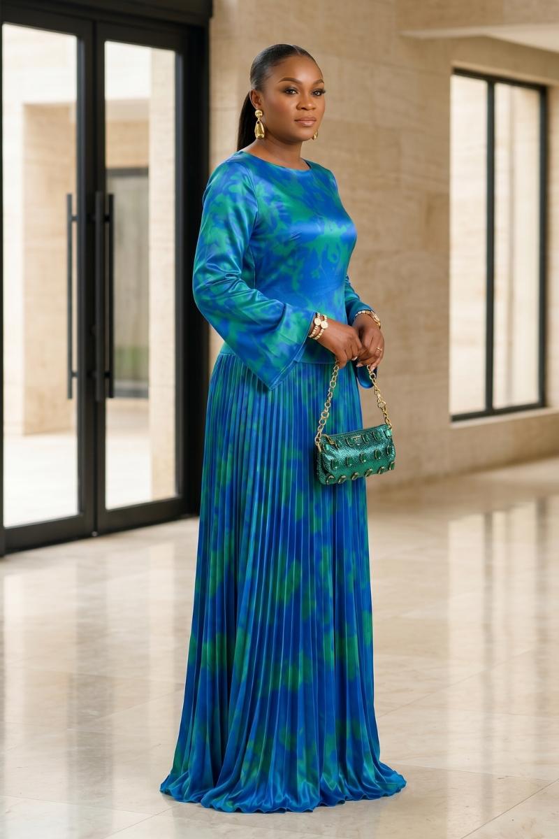 Sapphire Luxe Dress | Blue