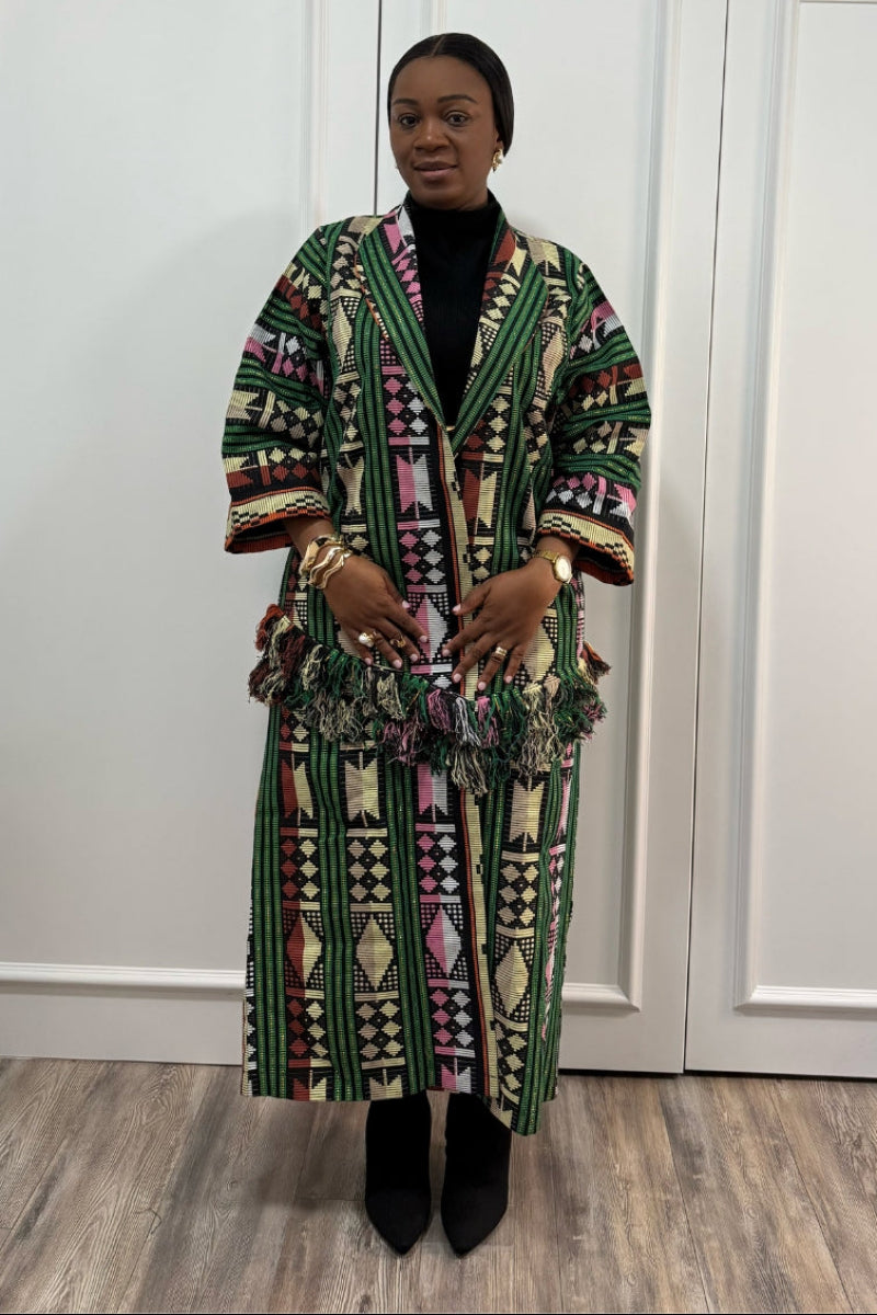 Ugo Akwete Tassle Jacket