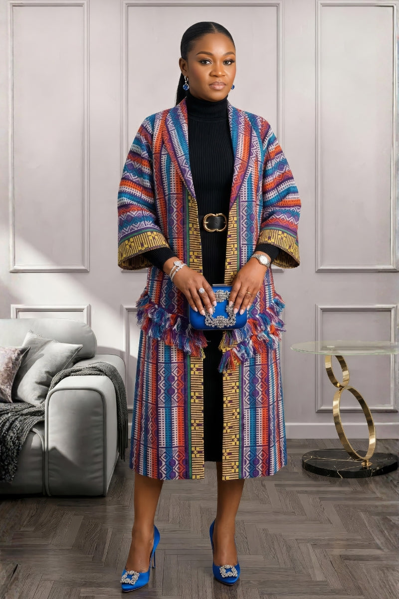 Ugo Akwete Tassle Jacket