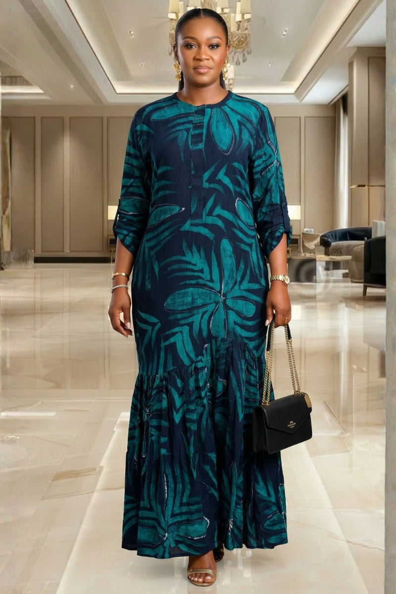 Mira Adire Dress
