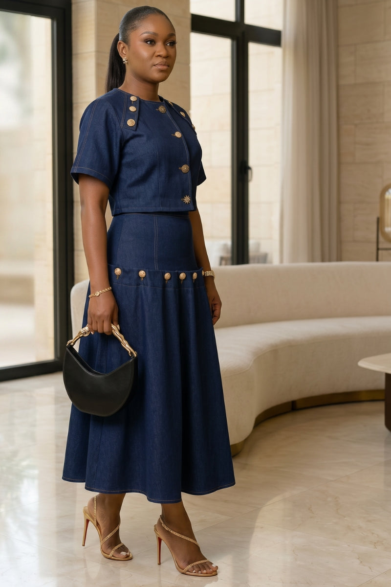 The Denim Luxe Set